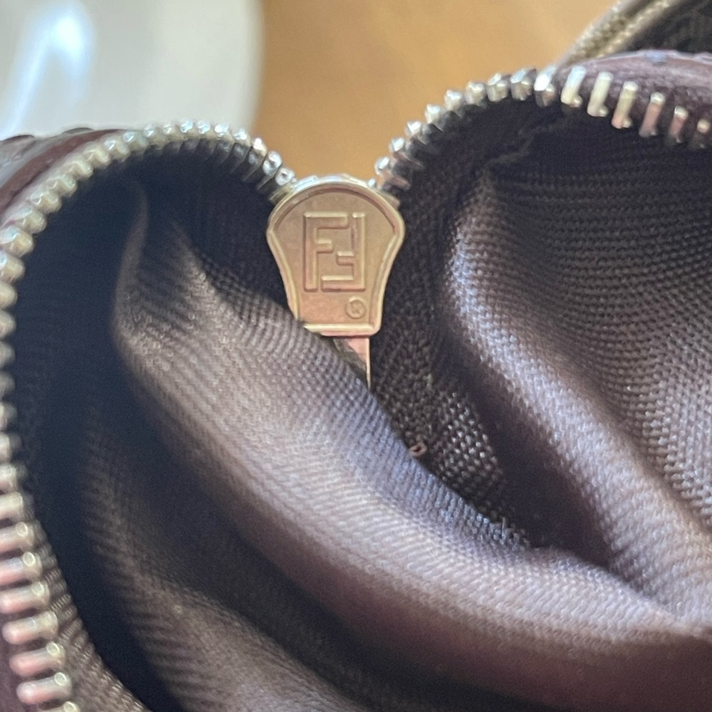 Fendi MAMMA BAGUETTE CLOTH HANDBAG - Picture 10 of 10